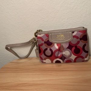 Coach Wristlet with logo
